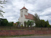 Hohenghren, evangelische Kirche, romanische Saalkirche, erbaut im 13. Jahrhundert (06.07.2025)