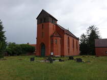 Jederitz, evangelische Kirche, neugotischer Bau von 1874 (06.07.2025)