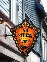 Kneippenschild mit Hinweis; in der Norwegischen Stadt Troms�; 280717