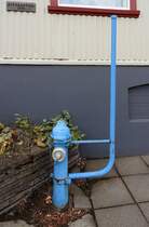 HAWLE-Hydrant mit Byparohr, wohl zum thermischen Ausgleich, in der Islndischen Stadt Saurkrkur ;250919