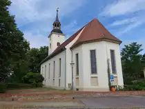Parey, evangelische Dreifaltigkeitskirche, erbaut von 1697 bis 1698 (06.07.2025)