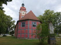 Ferchesar, evangelische Kirche, erbaut von 1735 bis 1737 (07.07.2025)