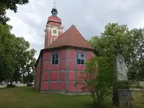 Ferchesar, evangelische Kirche, erbaut von 1735 bis 1737 (07.07.2025)