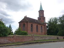 Parey, evangelische Kirche, neugotische Saalkirche von 1831 (07.07.2025)