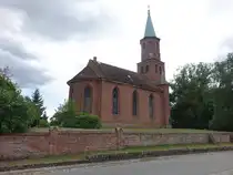 Parey, evangelische Kirche, neugotische Saalkirche von 1831 (07.07.2025)