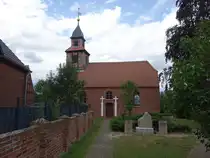 Wassersuppe, evangelische Dorfkirche, erbaut 1756 (07.07.2025)