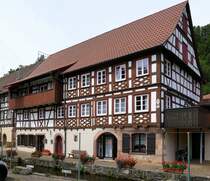 Schiltach, das Gerberhaus von 1674, Juli 2025