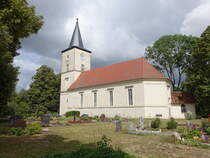 Garlitz, evangelische Kirche, erbaut von 1740 bis 1741 (08.07.2025)