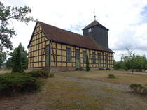 Grne, evangelische Kirche, Saalkirche erbaut 1728 (08.07.2025)