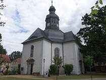 Neustadt / Dosse, evangelische Stadtkirche, barocker Zentralbau erbaut von 1673 bis 1696 (08.07.2025)