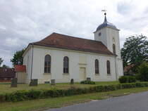 Wagenitz, evangelische Kirche, Saalkirche erbaut 1753 (08.07.2025)