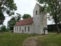 Bittkau, evangelische Kirche, romanische Saalkirche, erbaut im 13. Jahrhundert (09.07.2025)