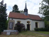 Cobbel, evangelische Kirche, erbaut 1829, Dachreiter von 1901 (09.07.2025)