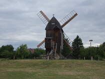 Grieben, Bockwindmhle, erbaut 1840 (09.07.2025)