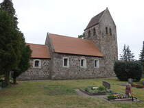 Langensalzwedel, evangelische Kirche, erbaut im 12. Jahrhundert (09.07.2025)