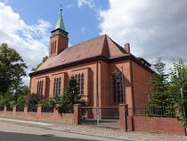 Osterburg, kath. St. Joseph Kirche, erbaut 1928 durch Kurt Matern (09.07.2025)