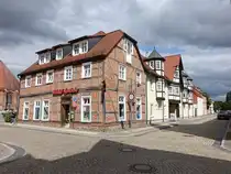 Osterburg, Nicolaiapotheke in der Kirchstra�e (09.07.2025)