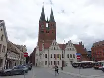 Stendal, Rathaus und St. Marien Kirche am Markt (09.07.2025)
