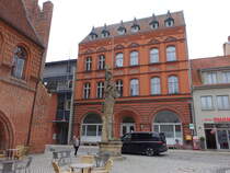 Stendal, Rolandstatue am Markt, errichtet 1525 (09.07.2025)