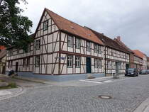 Stendal, Fachwerkhuser in der Winkelmannstrae (09.07.2025)