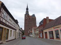 Tangermnde, St. Stephan Kirche, gotische Hallenkirche, erbaut ab 1350 (09.07.2025)