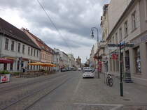 Brandenburg, Huser und Geschfte in der Steinstrae (10.07.2025)