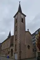 Esch Alzette, Protestantisch Reformierten Kirche erbaut 1923. 18.10.2025