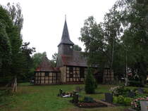 Markee, evangelische Christuskirche, Fachwerkkirche erbaut 1697 (10.07.2025)