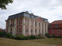 Plessow, barockes Herrenhaus, erbaut ab 1712, heute Ausbildungssttte (10.07.2025)