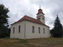 Rdel, evangelische Kirche, Barockbau von 1739 (10.07.2025) 