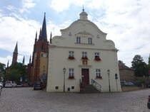 Werder / Havel, altes Rathaus am Markt, erbaut 1879 (10.07.2025)