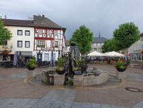 Bad Sobernheim, Marktbrunnen am Marktplatz (26.07.2025)