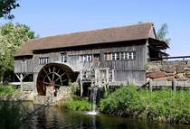 Ungersheim, ECO-Museum, Sgewerk 19.Jahrhundert aus den Vogesen, arbeitete bis 1979, wurde 1989 ins Museum umgesetzt, Mai 2025