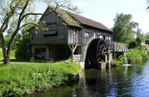 Ungersheim, ECO-Museum, Sgewerk 19.Jahrhundert aus den Vogesen, arbeitete bis 1979, wurde 1989 ins Museum umgesetzt, Mai 2025