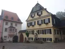 Meisenheim, gelbes Haus in der Untergasse, erbaut 1497 (26.07.2025)