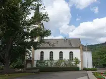 Schmidthachenbach, evangelische Kirche, erbaut 1848 durch den Architekten August Senz (26.07.2025)