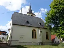 Weiler bei Monzingen, evangelische Kirche, erbaut 1349 (26.07.2025)
