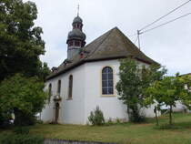 Altweidelbach, evangelische Kirche, barocker Saalbau von 1761 (27.07.2025)