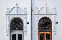 Jugendstil am Kongevej in Snderborg (deutsch Sonderburg) in Nordschleswig. Aufnahme: 31. Oktober 2025.