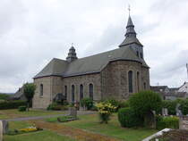 Lingerhahn, Pfarrkirche St. Sebastian, erbaut von 1913 bis 1914 durch den Architekten Ludwig Becker (27.07.2025)