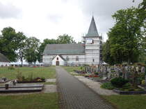 Sargenroth, evangelische Nunkirche, erbaut im 12. Jahrhundert, erweitert 1745 (27.07.2025)