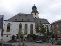 Simmern, sptgotische Pfarrkirche St. Stephan, erbaut von 1486 bis 1510 (27.07.2025)