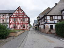 Gemnden, Fachwerkhuser in der Hauptstrae (28.07.2025)