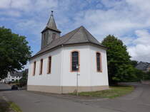 Womrath, evangelische Kirche, erbaut 1773 (28.07.2025)