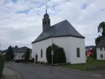 Bruchweiler, evangelische Kirche, barocker Saalbau aus dem 18. Jahrhundert (29.07.2025)