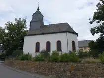 Schauren, evangelische Kirche, Saalbau mit Dachreiter, erbaut 1767 (29.07.2025)