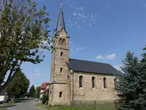 Altbrandsleben, evangelische Kirche, erbaut 1864 (09.08.2025)