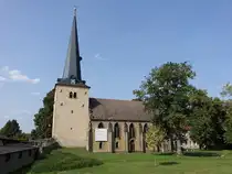 Barneberg, evangelische Friedenskirche, erbaut 1885 im neugotischen Stil (09.08.2025)