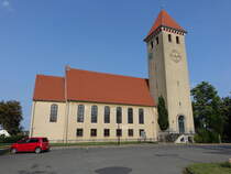 Bddenstedt, evangelische Martin Luther Kirche, erbaut 1955 (09.08.2025)