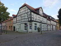 Gardelegen, Fachwerkhuser in der Nikolaistrae (09.08.2025)